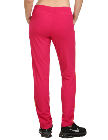 Bodyactive Women Fuchsia Trackpant-LL1-FUS