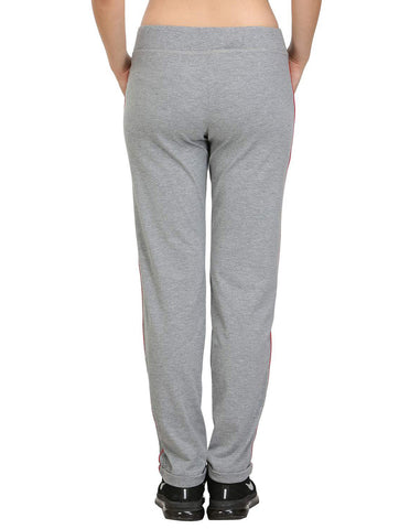 Bodyactive Women Grey Melange Trackpant-LL1-GRML