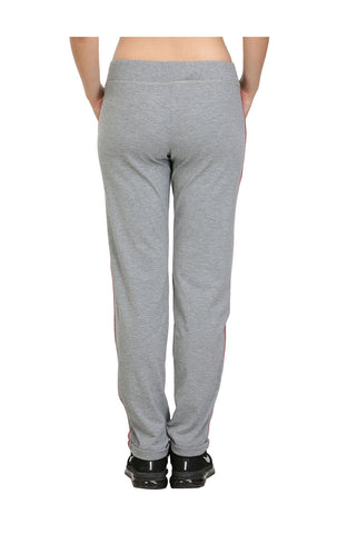 Bodyactive Women Grey Melange Trackpant-LL1-GRML