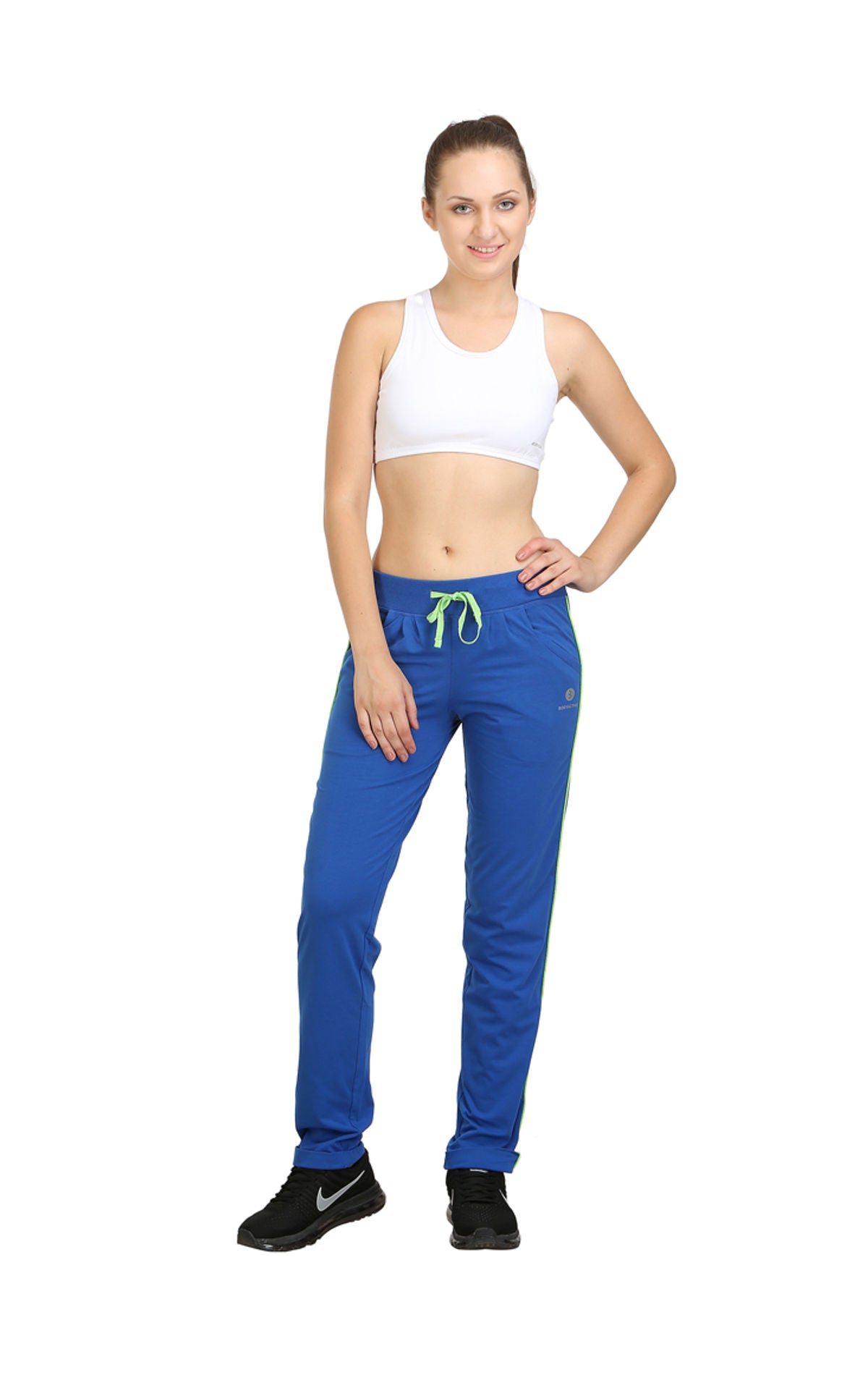 Bodyactive Women Royal Blue Trackpant-LL1-RBL