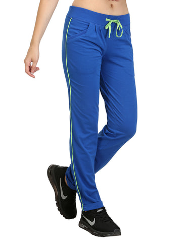 Bodyactive Women Royal Blue Trackpant-LL1-RBL
