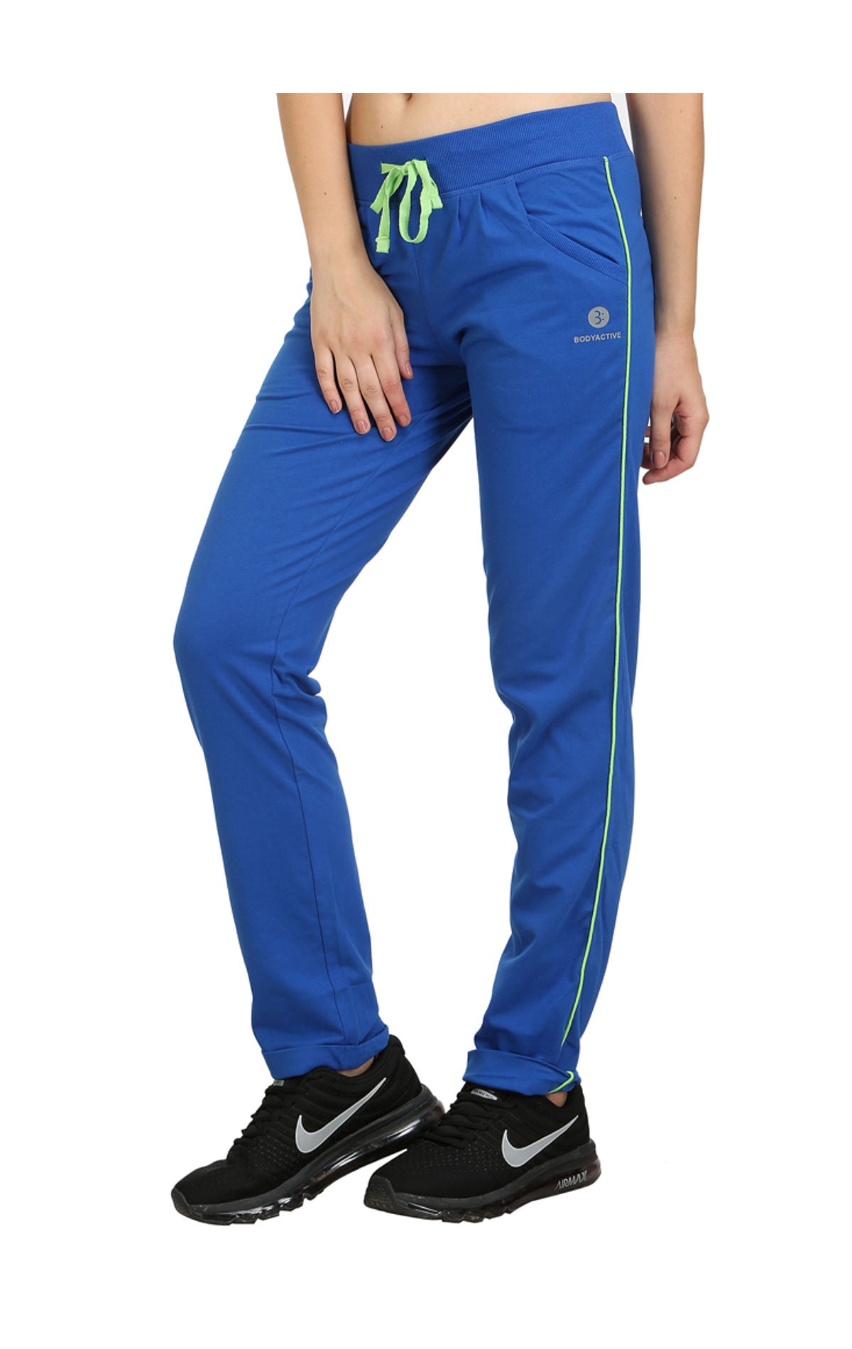 Bodyactive Women Royal Blue Trackpant-LL1-RBL