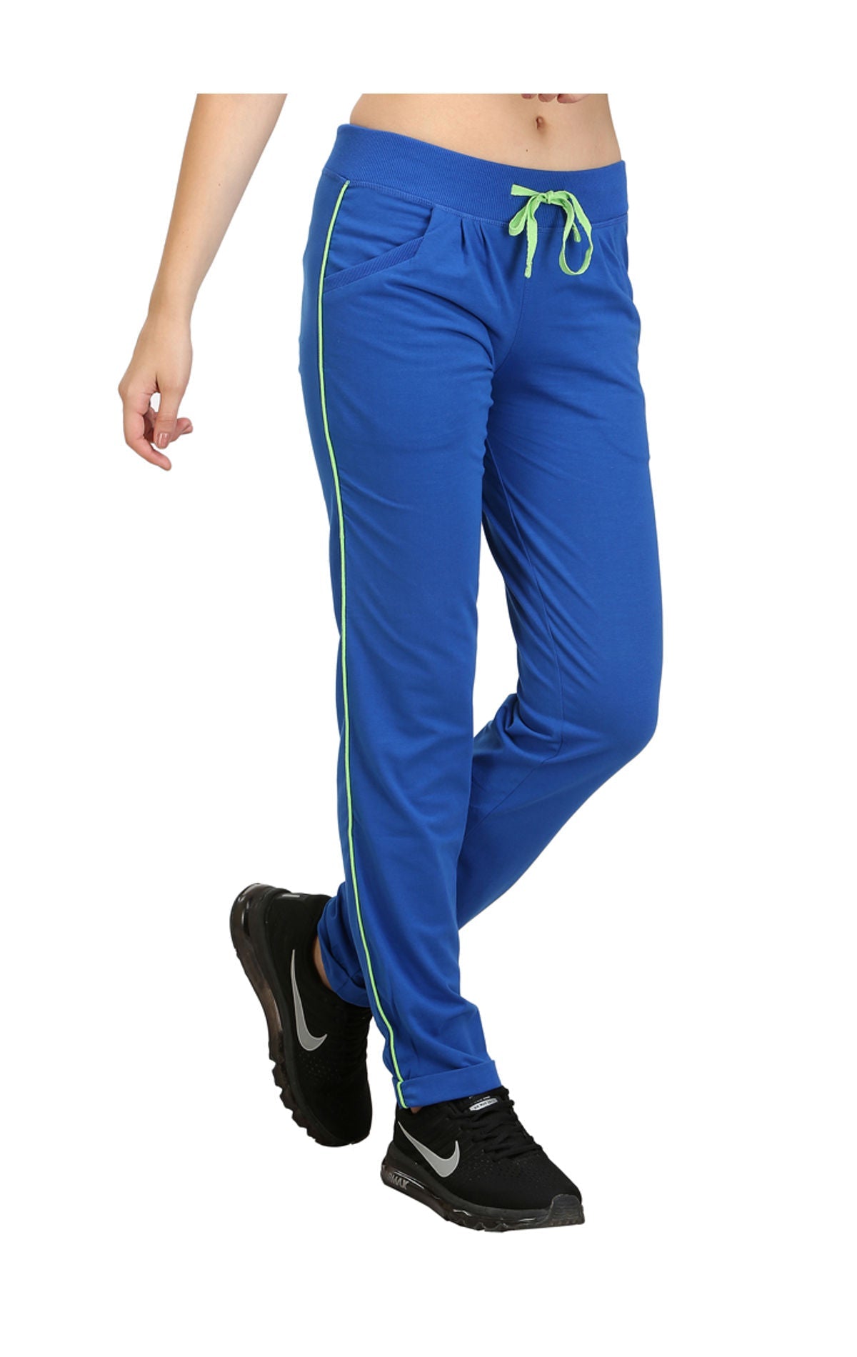 Bodyactive Women Royal Blue Trackpant-LL1-RBL