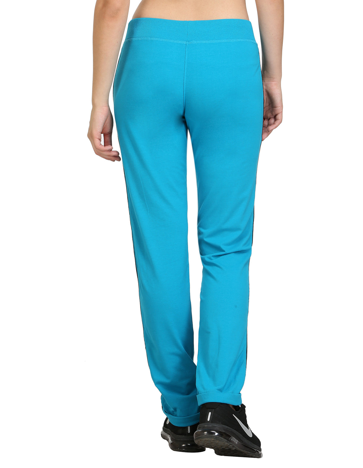 Bodyactive Women Turquoise Trackpant-LL1-TURQ