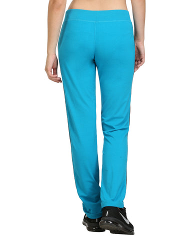 Bodyactive Women Turquoise Trackpant-LL1-TURQ