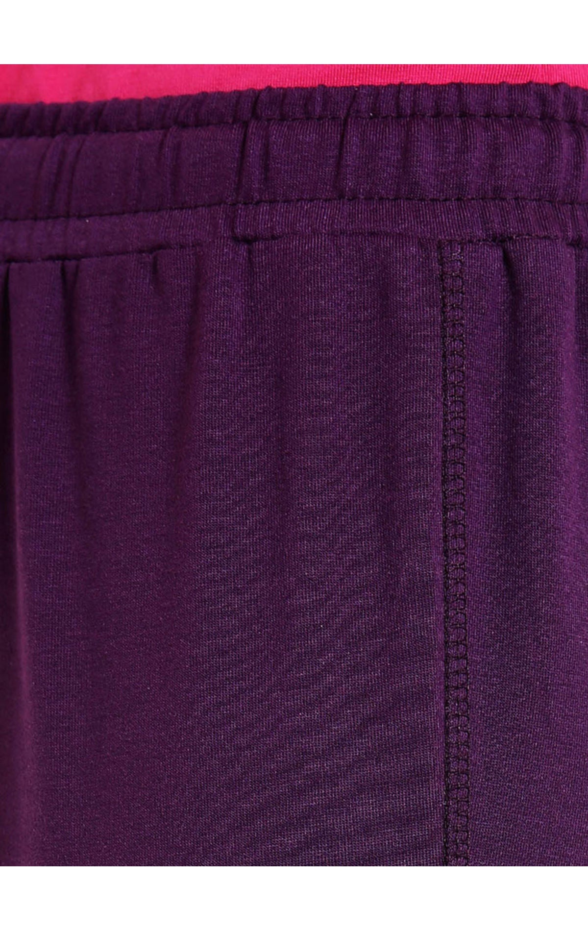 Bodyactive Women Zipper Trackpant in Dark Purple Colour-LL11-DPU