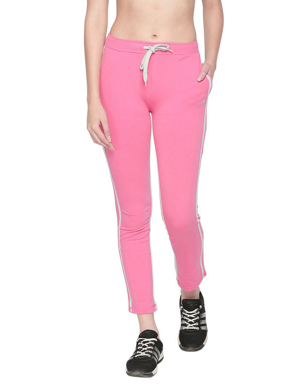 Bodyactive Women Fashion Trackpant-LL12-PINK