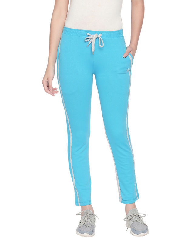 Bodyactive Women Fashion Trackpant-LL12-TURQUISE