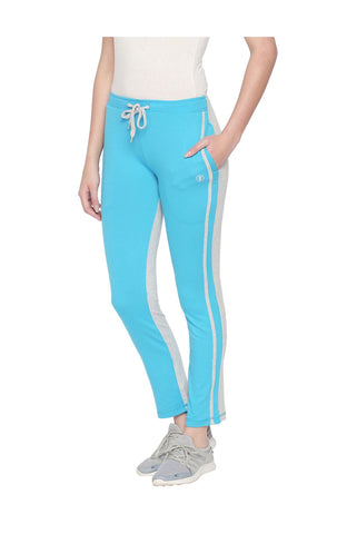 Bodyactive Women Fashion Trackpant-LL12-TURQUISE