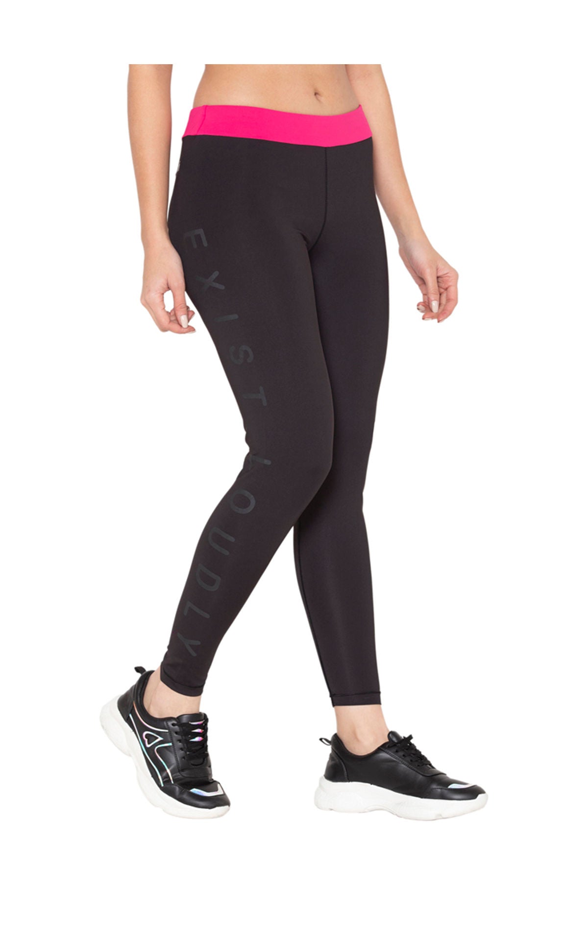 Bodyactive Black Yoga Pants for Women