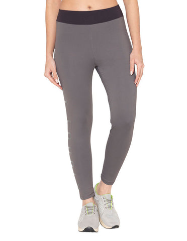 Bodyactive Dark Grey Melange Yoga Pants for Women