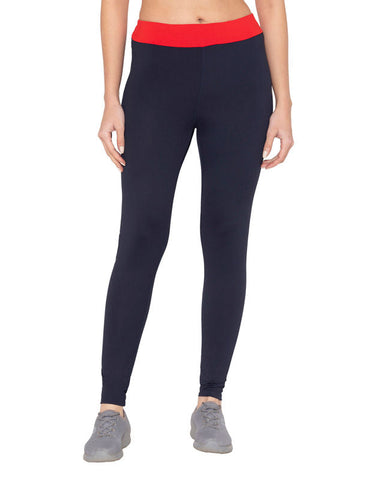 Bodyactive Navy Yoga Pants for Women