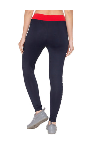 Bodyactive Navy Yoga Pants for Women