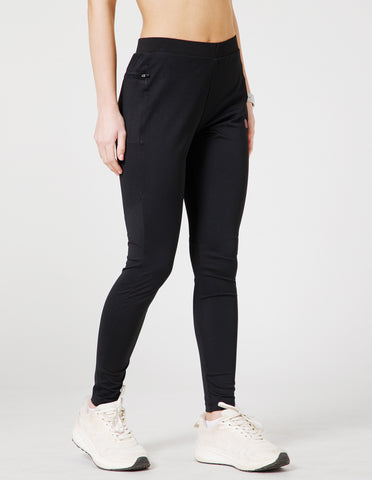 Women's Super Soft Cotton-Rich Regular Fit Track Pants – Black(LL27)