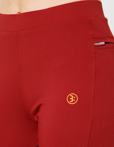 Women's Super Soft Cotton-Rich Regular Fit Track Pants – Burgundy(LL27)