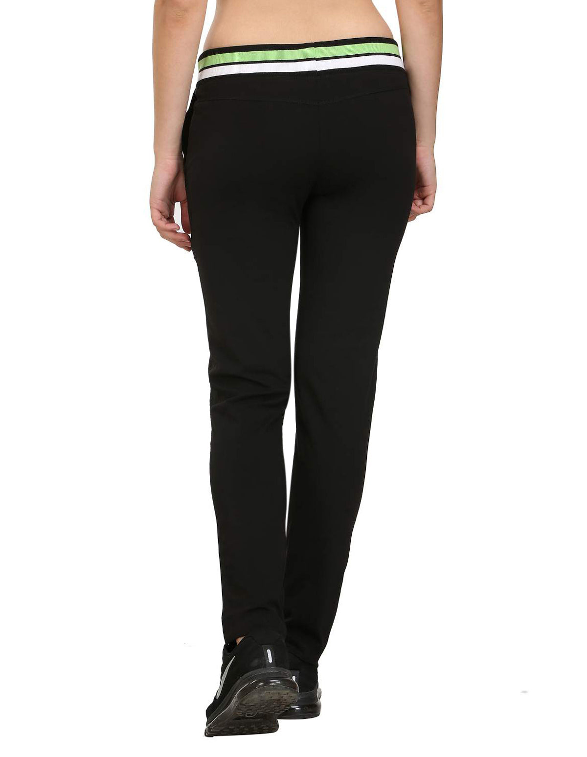 Bodyactive Women Black Trackpant-LL3-BLK