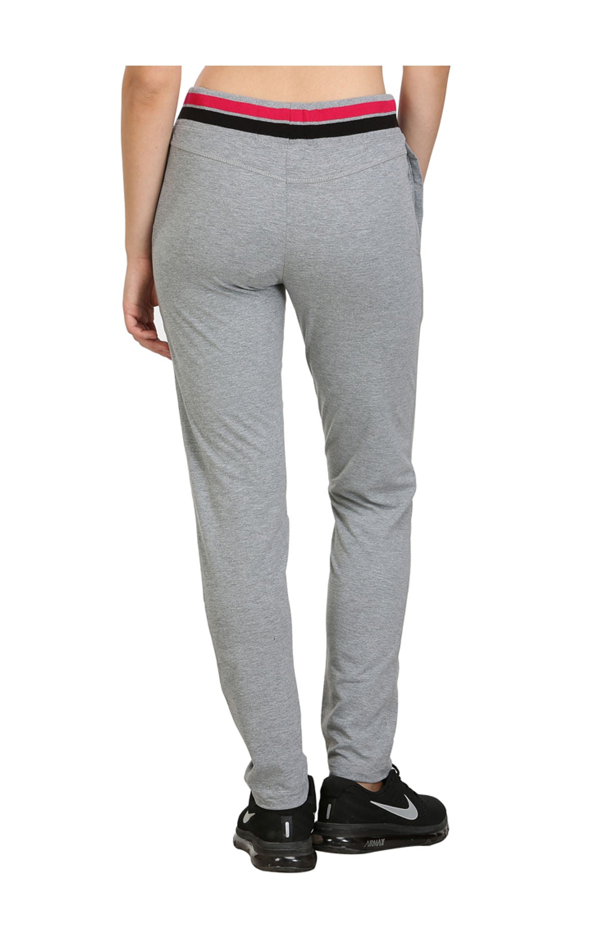 Bodyactive Women Grey Melange Trackpant-LL3-GRML