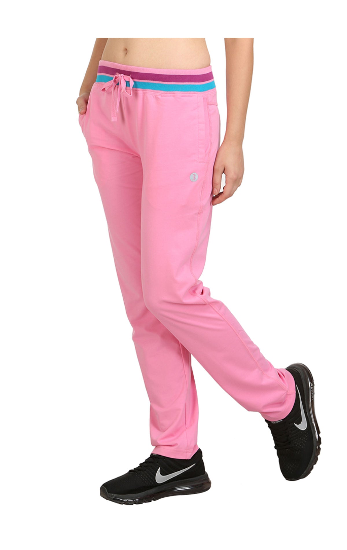 Bodyactive Women Light Pink Trackpant-LL3-LPI