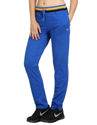 Bodyactive Women Royal Blue Trackpant-LL3-RBL