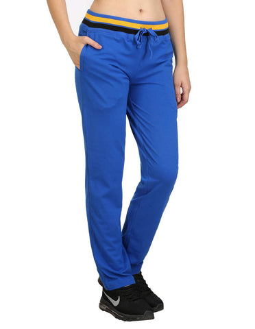 Bodyactive Women Royal Blue Trackpant-LL3-RBL
