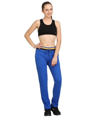 Bodyactive Women Royal Blue Trackpant-LL3-RBL