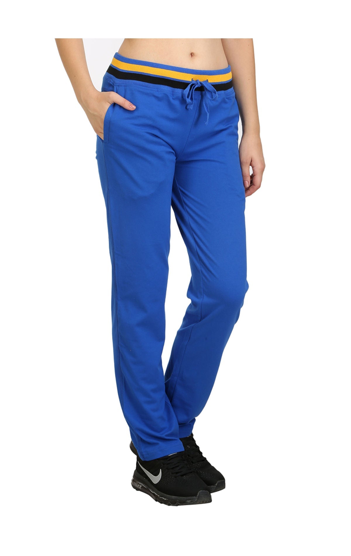 Bodyactive Women Royal Blue Trackpant-LL3-RBL