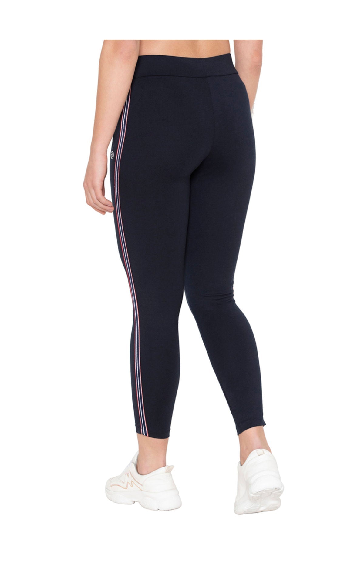 Bodyactive Women's Navy Solid Activewear Jogger Track Sweatpants-LL30-NVY