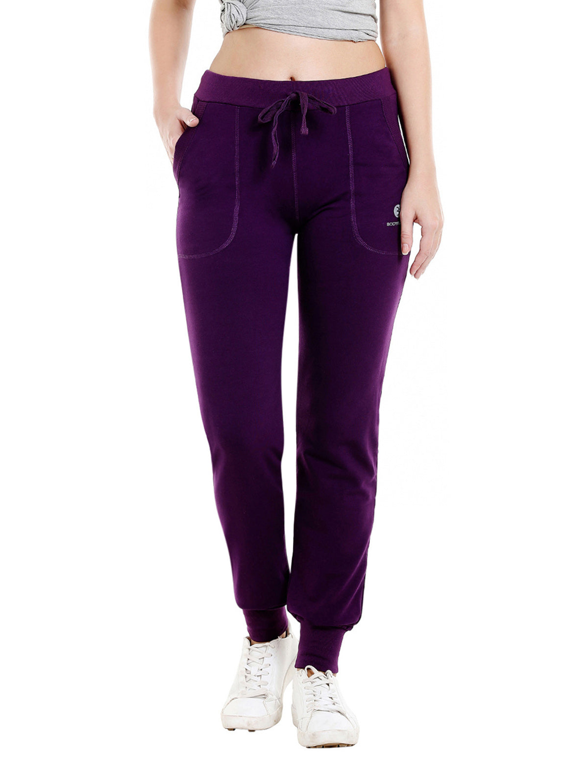 Bodyactive Women Dark Purple Trackpant-LL5-DPU
