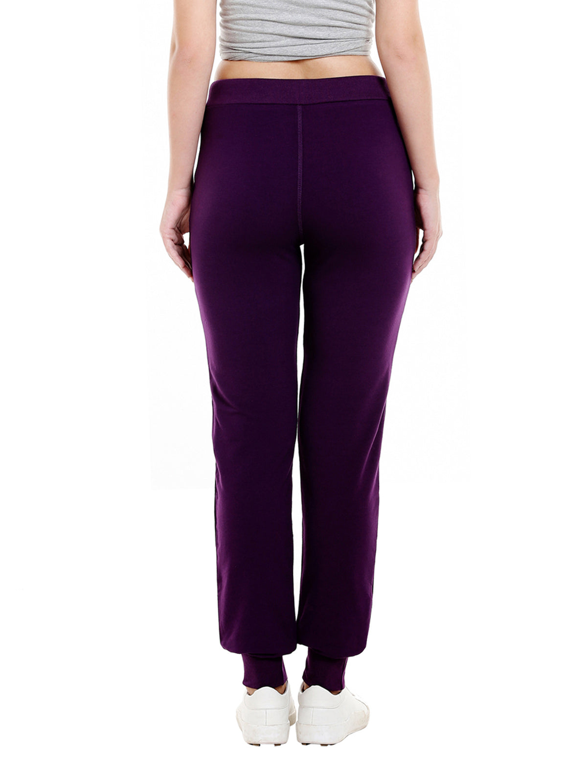 Bodyactive Women Dark Purple Trackpant-LL5-DPU