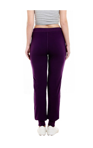 Bodyactive Women Dark Purple Trackpant-LL5-DPU