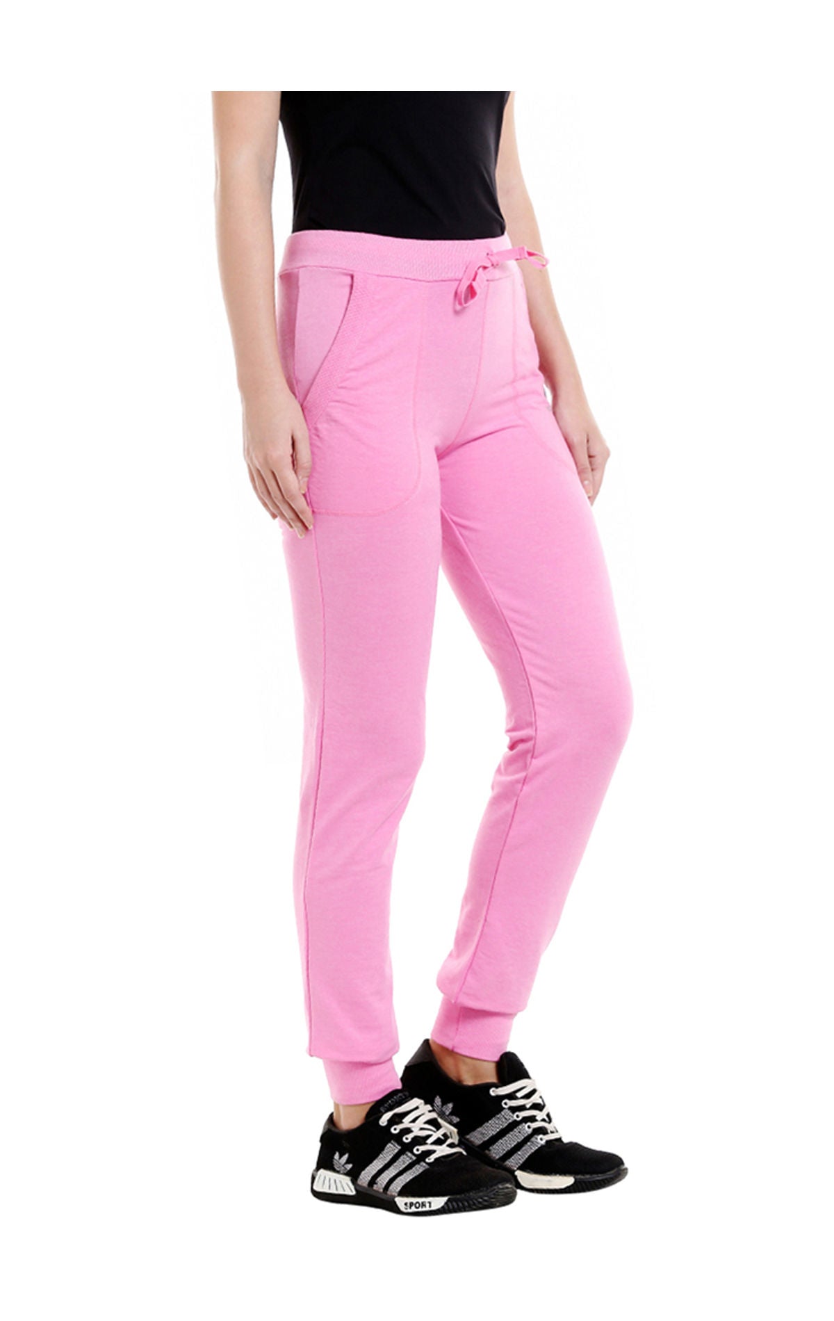 Bodyactive Women Light Pink Trackpant-LL5-LPI