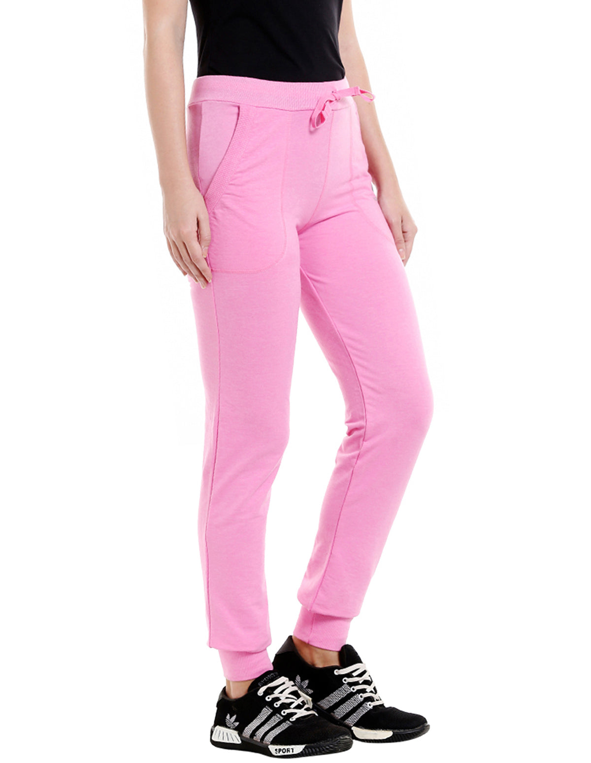 Bodyactive Women Light Pink Trackpant-LL5-LPI