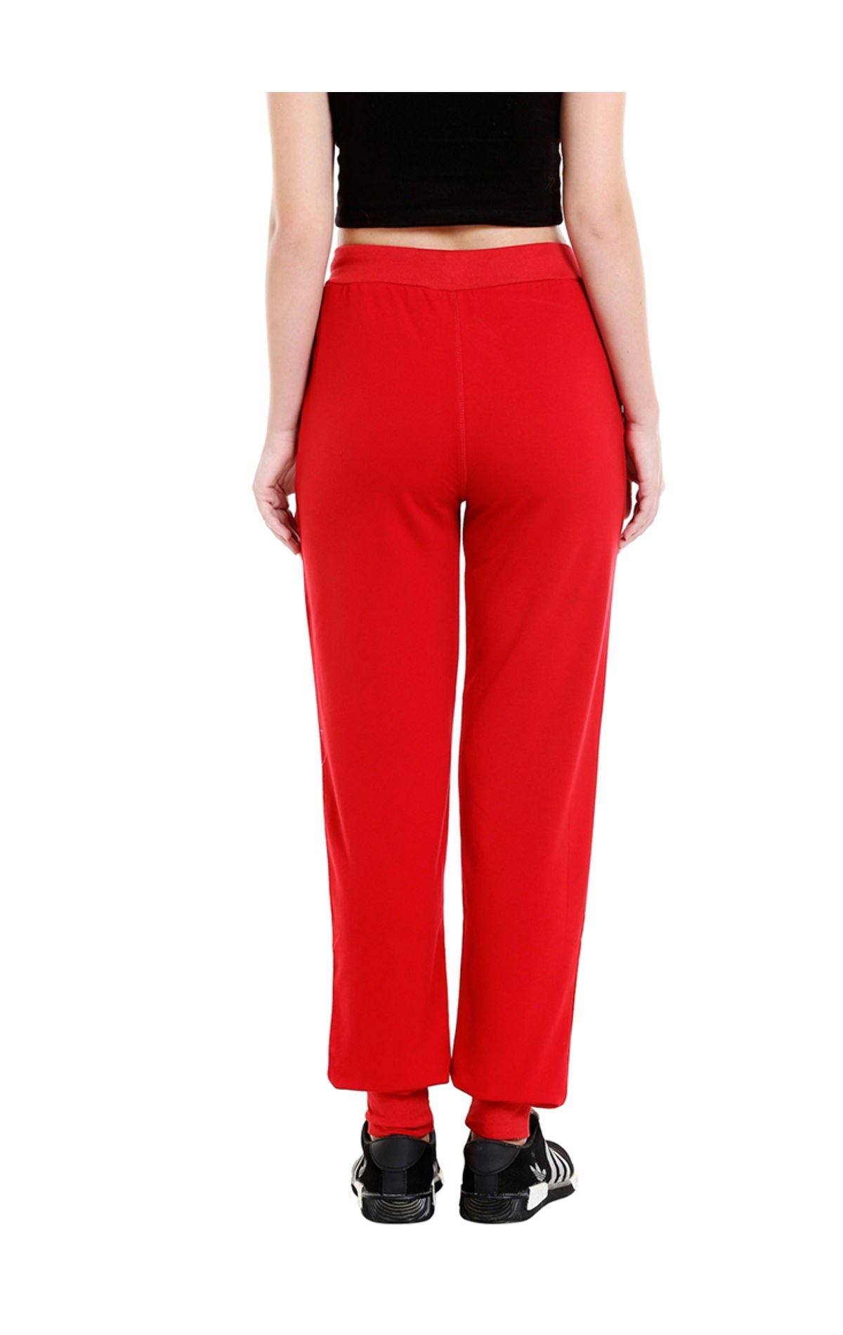 Bodyactive Women Red Trackpant-LL5-RED