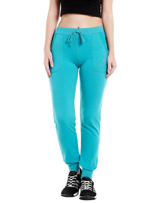 Bodyactive Women Turquoise Trackpant-LL5-TURQ