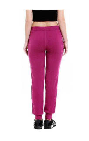 Bodyactive Women Wine Trackpant-LL5-WIN