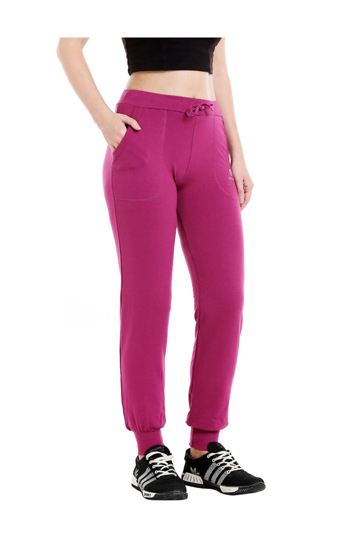 Bodyactive Women Wine Trackpant-LL5-WIN