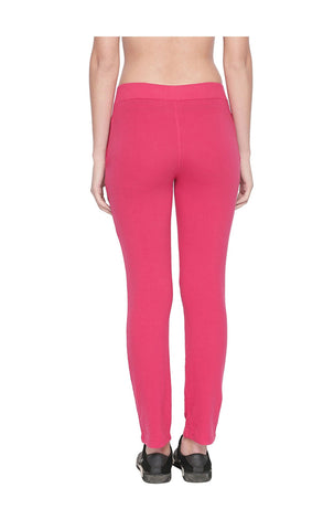 Bodyactive Women Track-pants-LL6-FUCHSIA