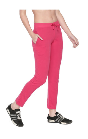 Bodyactive Women Track-pants-LL6-FUCHSIA