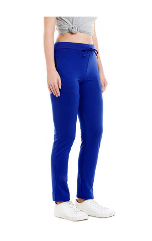 Bodyactive Women Royal Blue Trackpant-LL6-RBL