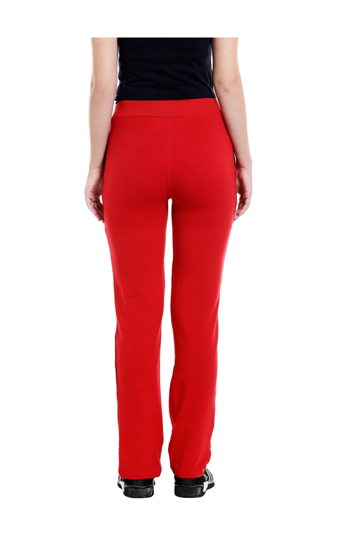 Bodyactive Women Red Trackpant-LL6-RED