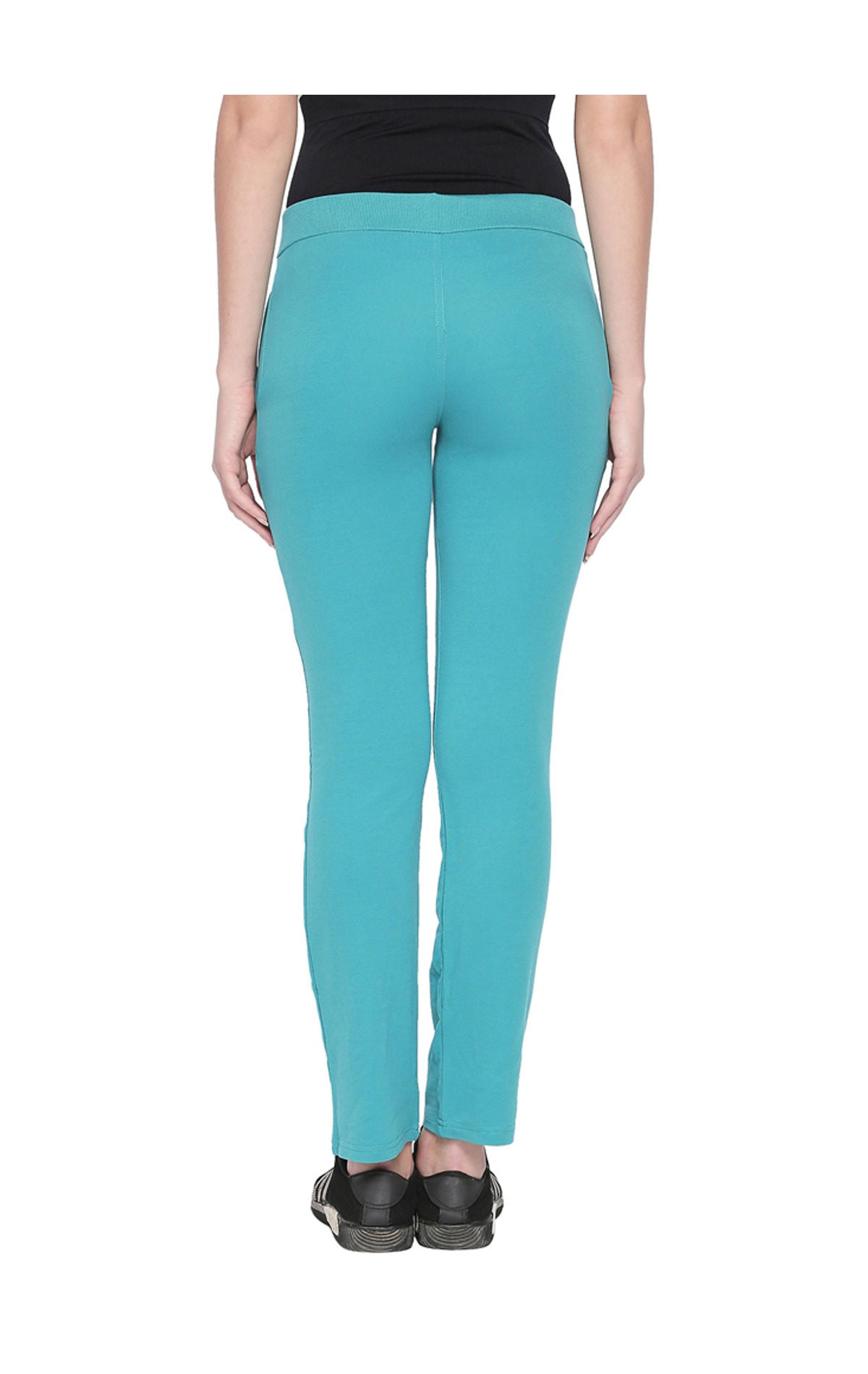 Bodyactive Women Turquoise Trackpant-LL6-TURQ