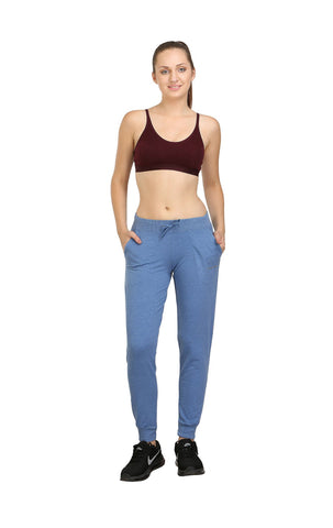 Bodyactive Women Blue Trackpant-LL7-BLU