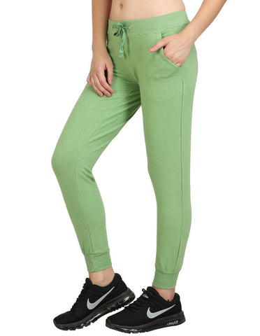 Bodyactive Women Green Trackpant-LL7-GRE