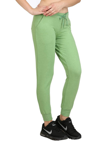 Bodyactive Women Green Trackpant-LL7-GRE