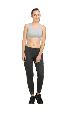 Bodyactive Women Heather Grey Trackpant-LL7-HTGR