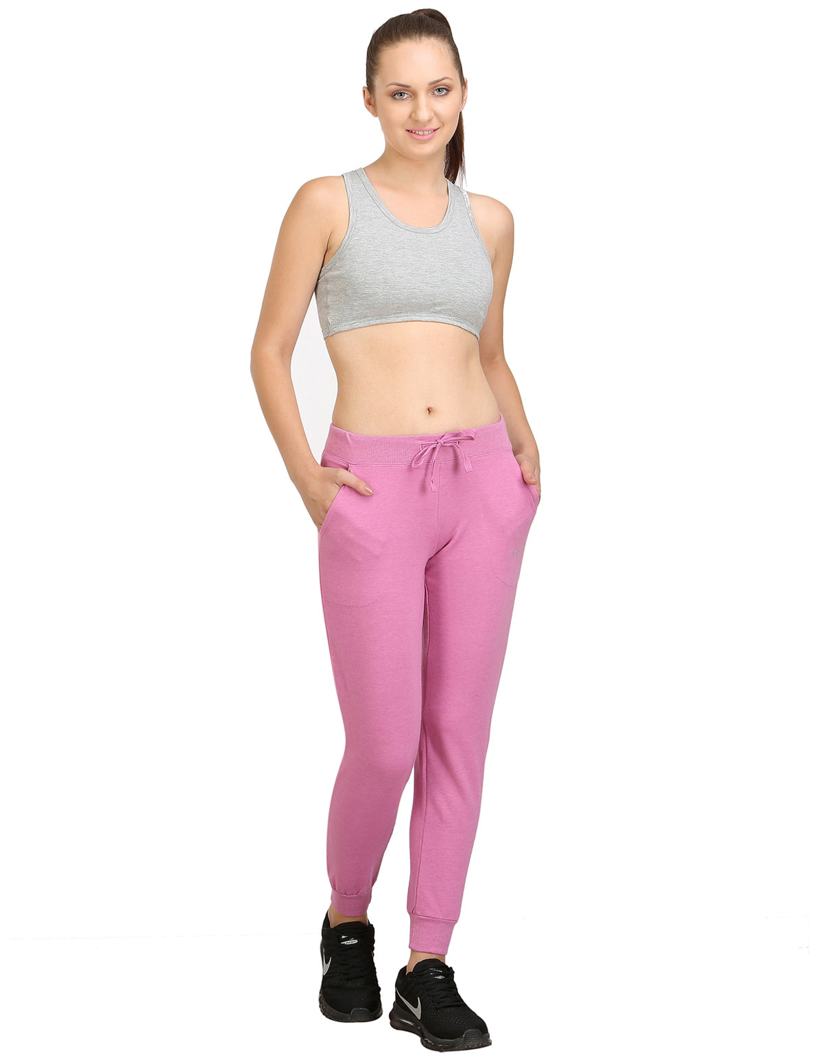 Bodyactive Women Pink Trackpant-LL7-PIN