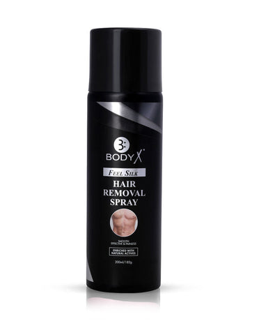 BodyX Men Hair Remover Spray FEEL SILK HRS- MALE 200ML