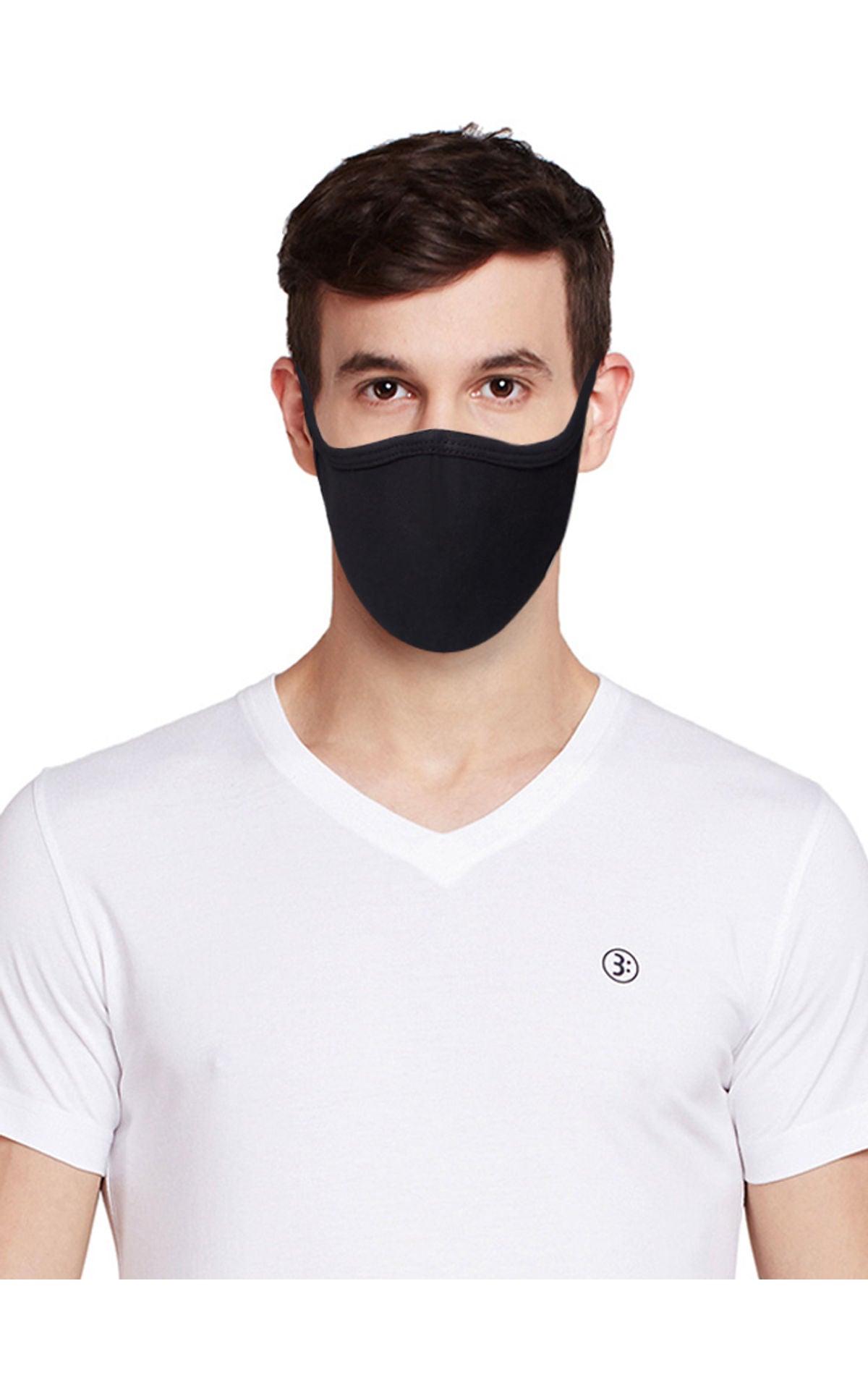 Body X Men Face Mask-Solid Color Cotton-Pack of 2- MSM-1