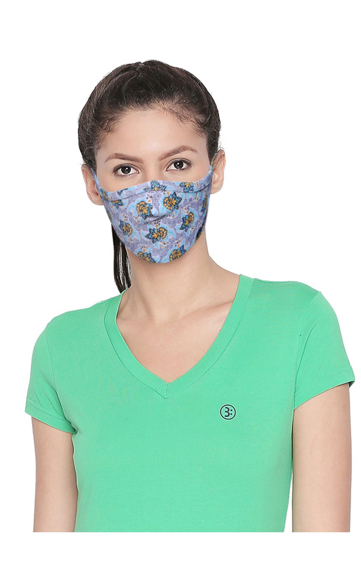 Body X Women Face Mask Printed Cotton-Pack of 2- MSW-2