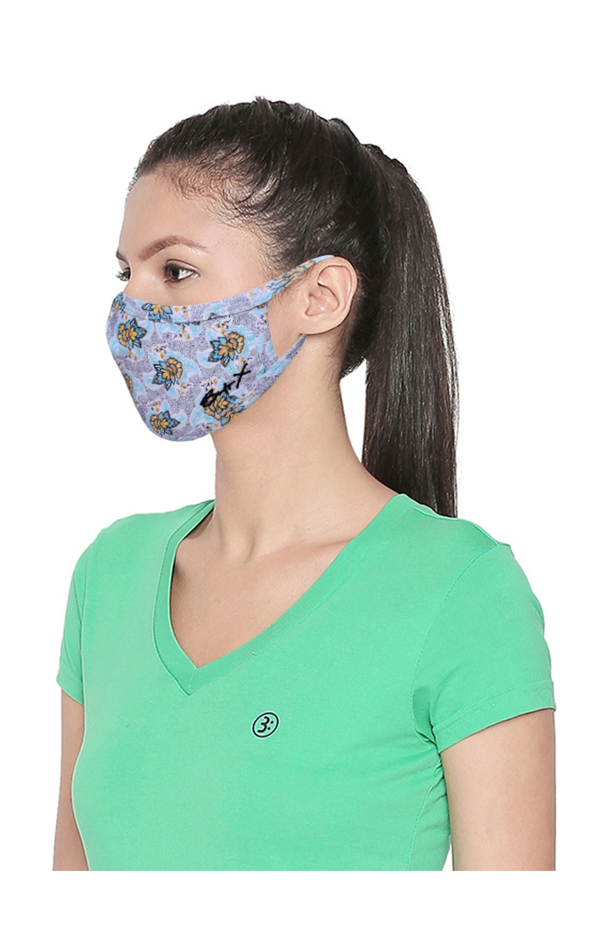 Body X Women Face Mask Printed Cotton-Pack of 2- MSW-2